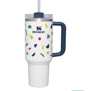 Stanley White Tumbler with Multicolor Design